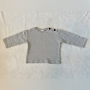 Zara Textured Striped T-Shirt, Size 4-5 Years
